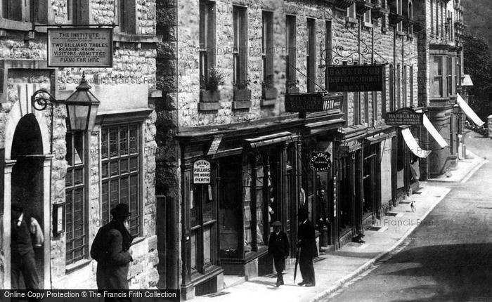 Photo of Grange Over Sands, Shops In Main Street 1901