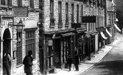Grange-Over-Sands, Shops In Main Street 1901, Grange-Over-Sands