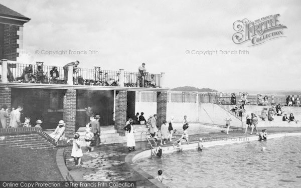 Photo of Grange Over Sands, Swimming Pool 1936