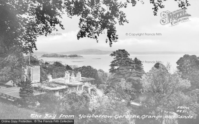 Photo of Grange Over Sands, The Bay From Yewbarrow Gardens c.1955