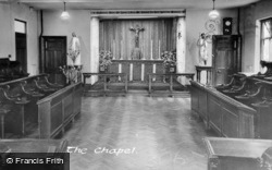 Grange-Over-Sands, The Chapel Interior, Boarbank Hall c.1955, Grange-Over-Sands