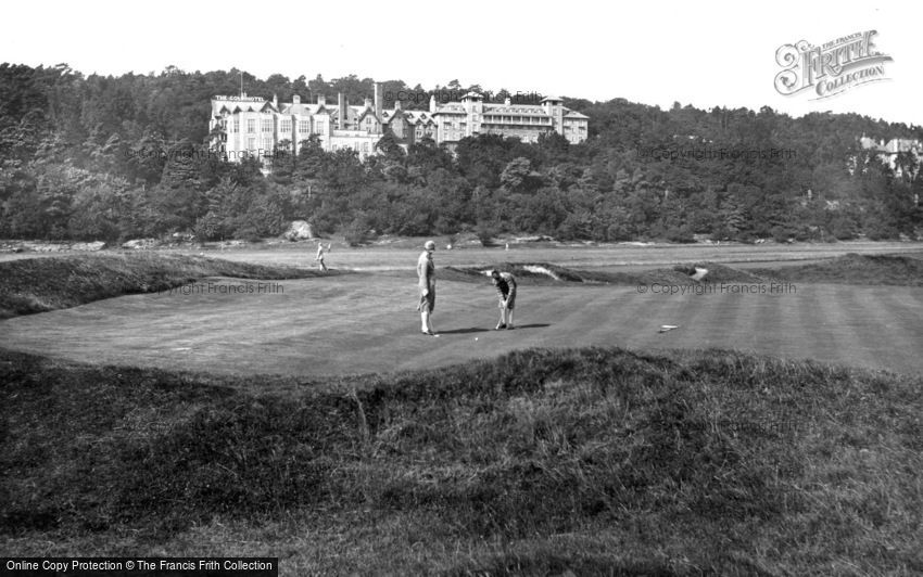 Grange-over-Sands, the Golf Links and the Grand Hotel 1927