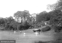 Grange-Over-Sands, The Grange Hotel And Tennis Courts 1894, Grange-Over-Sands
