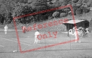 Grange-Over-Sands, The Grange Hotel Tennis Courts 1894, Grange-Over-Sands