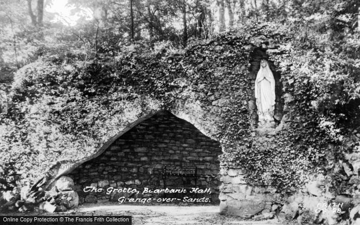 Photo of Grange Over Sands, The Grotto, Boarbank Hall c.1955