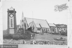 Grange-Over-Sands, The Parish Church And Clock Tower c.1955, Grange-Over-Sands