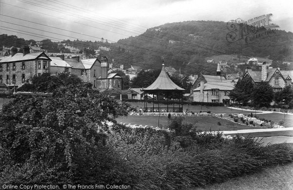 Photo of Grange Over Sands, The Park And Yewbarrow Crag 1936