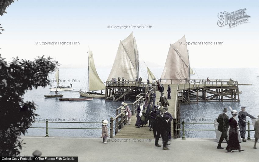 Grange-over-Sands, the Pier 1914