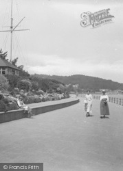 Grange-Over-Sands, The Promenade 1921, Grange-Over-Sands