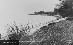 Grange-Over-Sands, The Promenade And Bathing Pool c.1955, Grange-Over-Sands