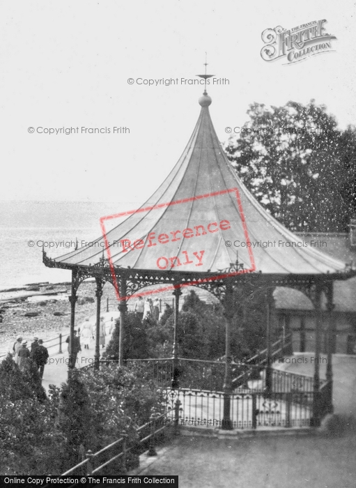 Photo of Grange Over Sands, The Promenade Bandstand 1918