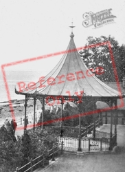 Grange-Over-Sands, The Promenade Bandstand 1918, Grange-Over-Sands