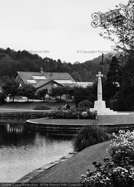Photo of Grange Over Sands, The War Memorial And Ornamental Gardens c.1955