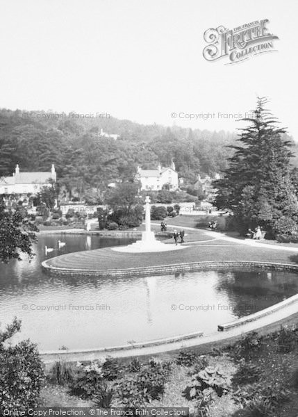 Photo of Grange Over Sands, War Memorial, Ornamental Grounds 1923