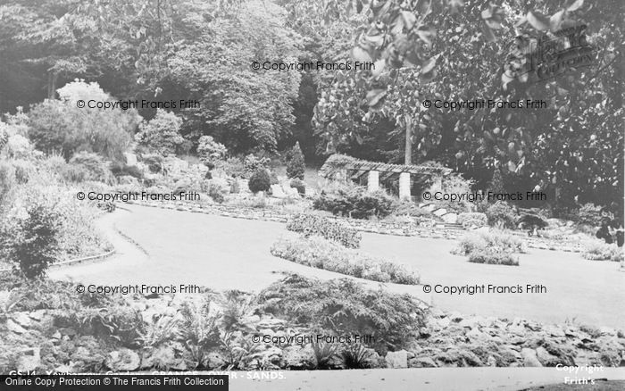 Photo of Grange Over Sands, Yewbarrow Gardens c.1955