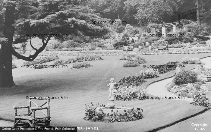 Photo of Grange Over Sands, Yewbarrow Gardens c.1955