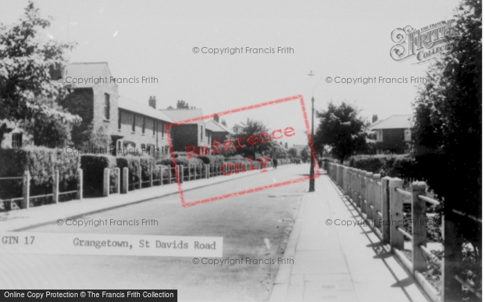 Photo of Grangetown, St David's Road c.1960