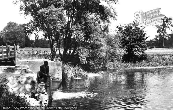 Photo of Grantchester, Byron's Pool c.1946