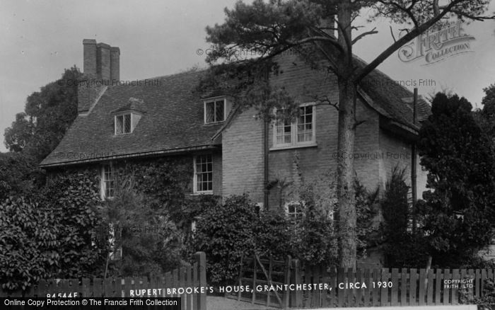 Photo of Grantchester, Rupert Brooke's House 1931