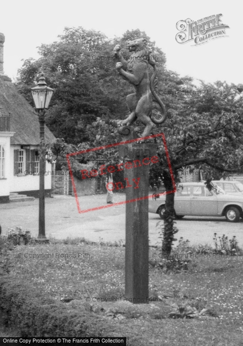 Photo of Grantchester, The Red Lion Sign c.1965