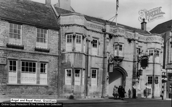 Photo of Grantham, Angel And Royal Hotel c.1950