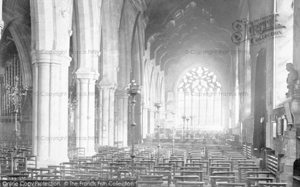 Photo of Grantham, Church, Aisle Nave 1889