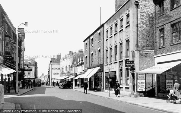 Photo of Grantham, High Street c.1955
