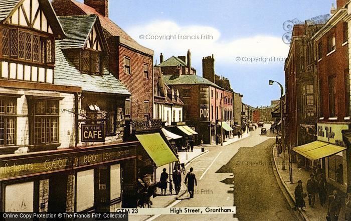 Photo of Grantham, High Street c.1955