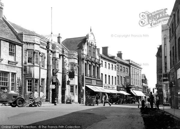 Photo of Grantham, High Street c.1955