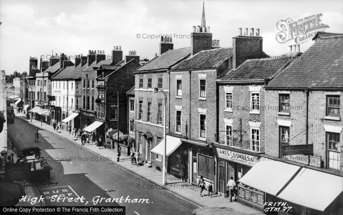 Photo of Grantham, High Street c.1955
