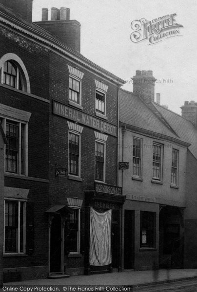 Photo of Grantham, High Street, Mineral Water Depot 1904