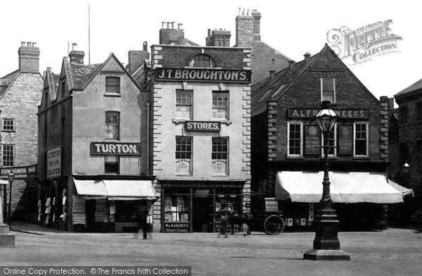 Photo of Grantham, Market Place 1893