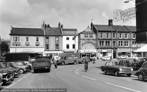 Photo of Grantham, Market Place 1965