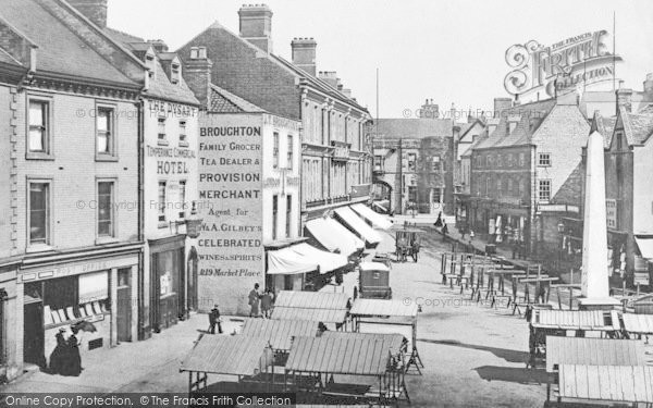 Photo of Grantham, Market Place c.1900