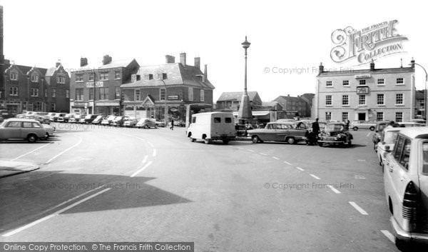 Photo of Grantham, Market Place c.1960