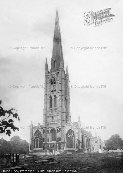 Photo of Grantham, St Wulfram's Church 1890