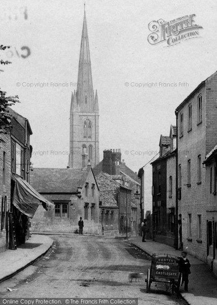 Photo of Grantham, St Wulfram's Church 1893