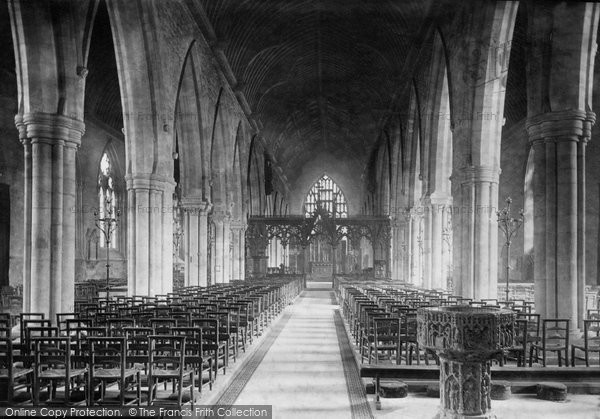 Photo of Grantham, St Wulfram's Church, Nave East 1889