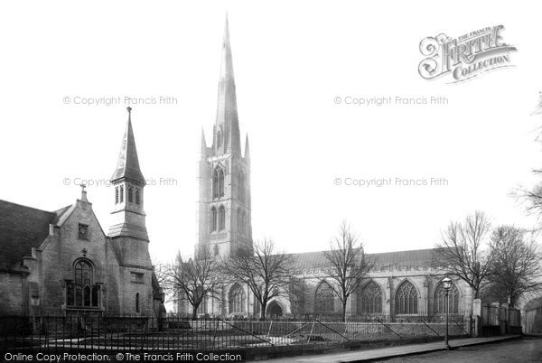 Photo of Grantham, St Wulfram's From The South 1889