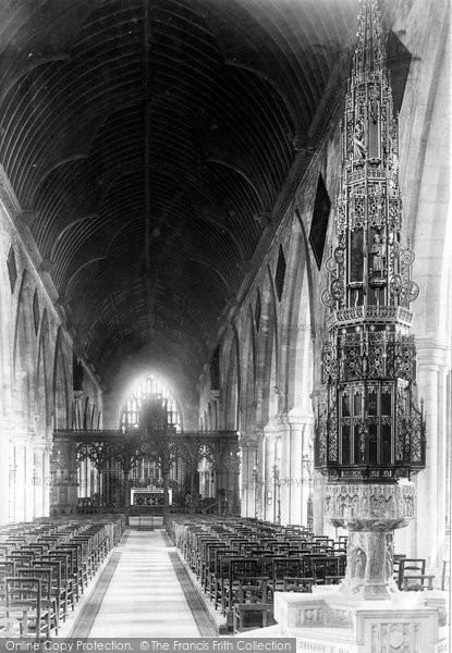 Photo of Grantham, The Church, Interior 1904