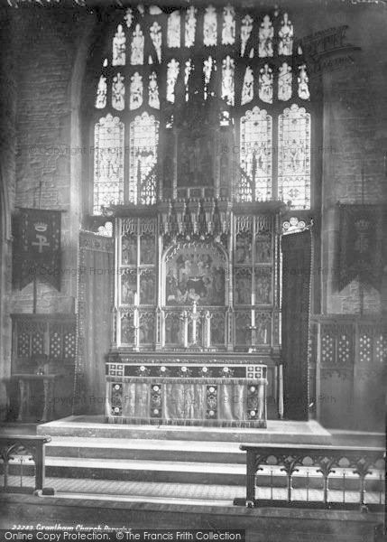 Photo of Grantham, The Church, The Reredos 1889