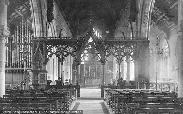 Photo of Grantham, The Church, The Screen 1889
