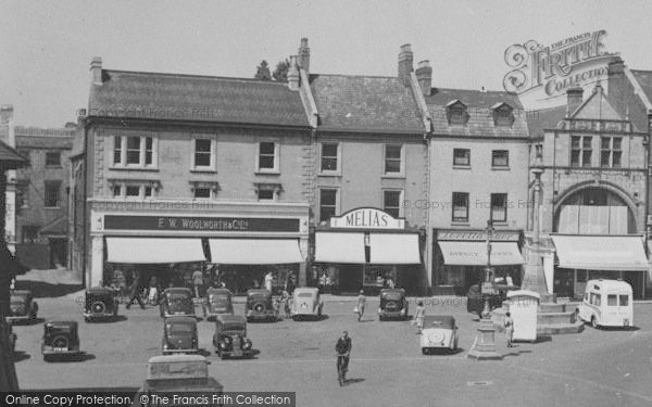 Photo of Grantham, Woolworth's, Market Place c.1955