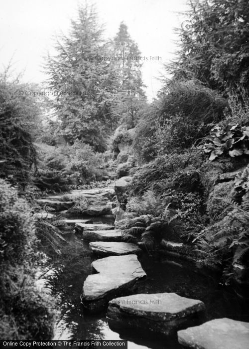 Photo of Grantley Hall, Gardens, Stepping Stones c.1937