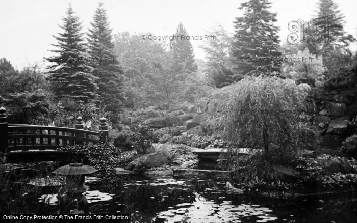 Photo of Grantley Hall, Gardens, The Lily Pond c.1937