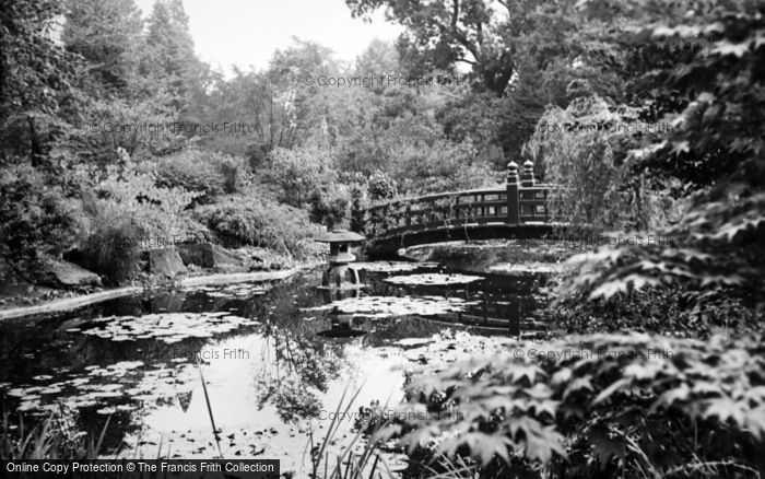 Photo of Grantley Hall, Gardens, The Lily Pond c.1937