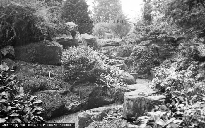 Photo of Grantley Hall, The Rock Garden c.1937
