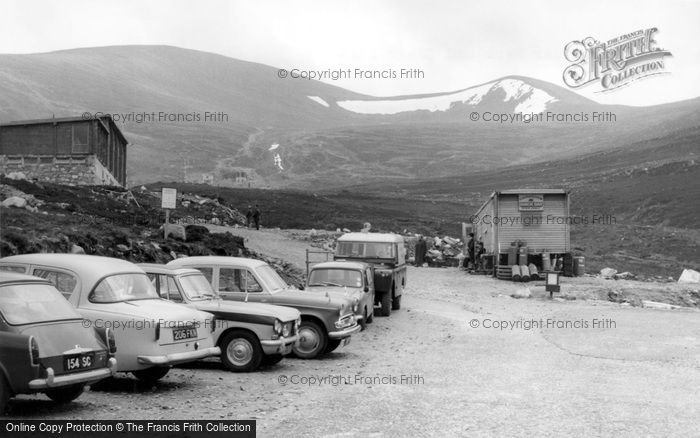 Photo of Grantown On Spey, Cairngorm Car Park And Chair Lift c.1965