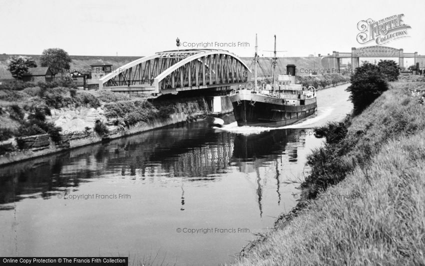Grappenhall, Knutsford Road Bridge and High Level Bridge c1955
