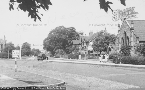 Photo of Grappenhall, Knutsford Road c.1955